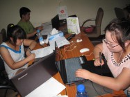 长春信息技术职业学院学生参加参加实训